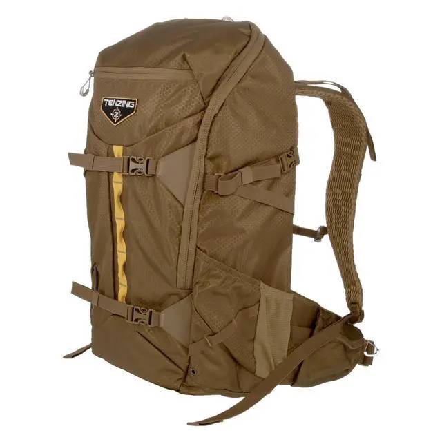 Alt view image 2 of 7 - 2100 Whitetail Day Pack, Buckskin Tan Hydration Bladder Compatible Durable Camo Backpack with 4 Compartments & 15 Organizational Pockets for Hunting Gear and Equipment