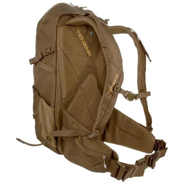 Alt view image 3 of 7 - 2100 Whitetail Day Pack, Buckskin Tan Hydration Bladder Compatible Durable Camo Backpack with 4 Compartments & 15 Organizational Pockets for Hunting Gear and Equipment