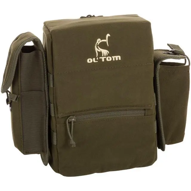 Alt view image 2 of 3 - Drake Run-N-Gun Turkey Camo Lightweight Chest Pack for Hunting | 600D Polyester Rip-Stop with PVC Backing | Removable Bino Harness & Multiple Pockets