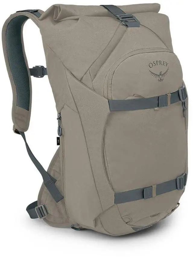 Main image of Metron 22L Roll Top Commuter Backpack, Tan Concrete