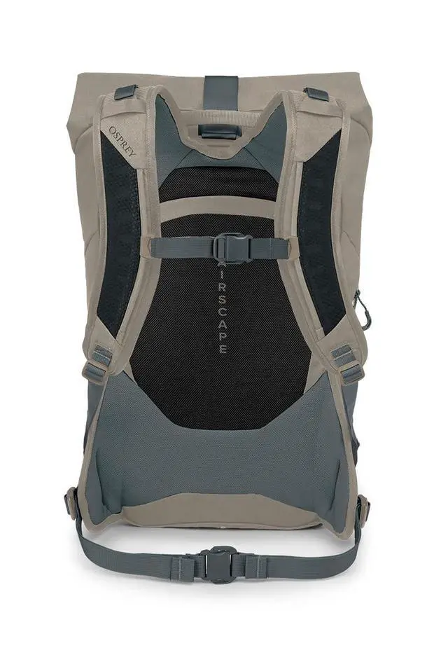 Alt view image 6 of 6 - Metron 22L Roll Top Commuter Backpack, Tan Concrete