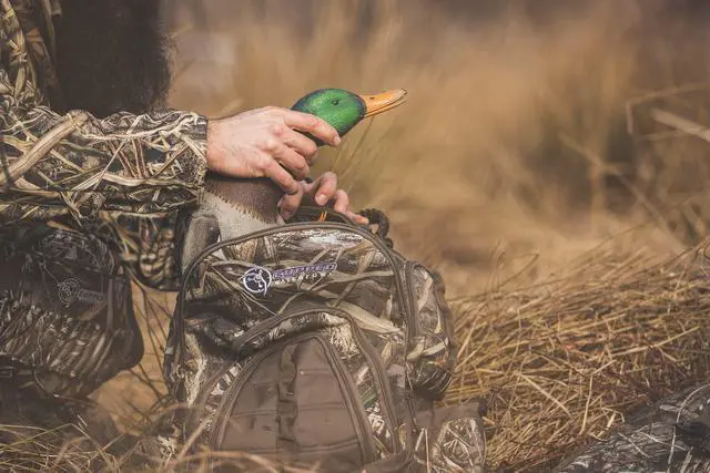 Alt view image 7 of 7 - Hunting Backpack/Bag, Durable Duck Hunting Bag with Waist Belt & Waterproof Bottom