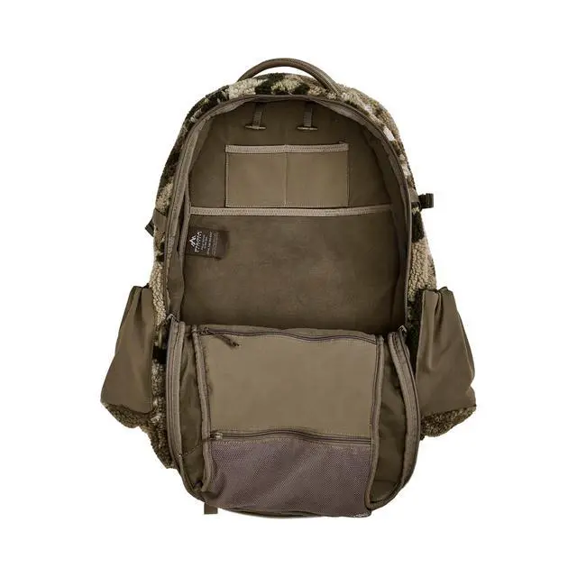 Alt view image 5 of 7 - Outdoors Highpoint Pack, Caza Camo OV, High Loft Berber Fleece, Bladder Compatible, Water-Repellant, OSFM (HP-PK-OV)