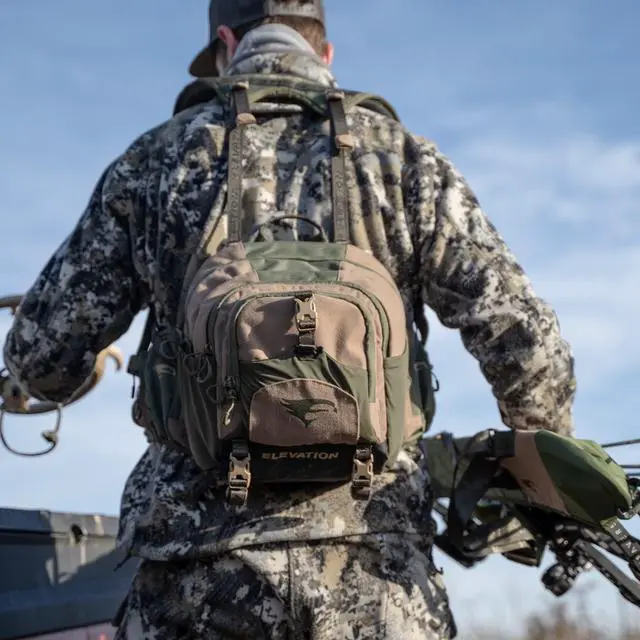Alt view image 5 of 7 - Hunt Forester Lumbar 650 Pack-Olive/Tan