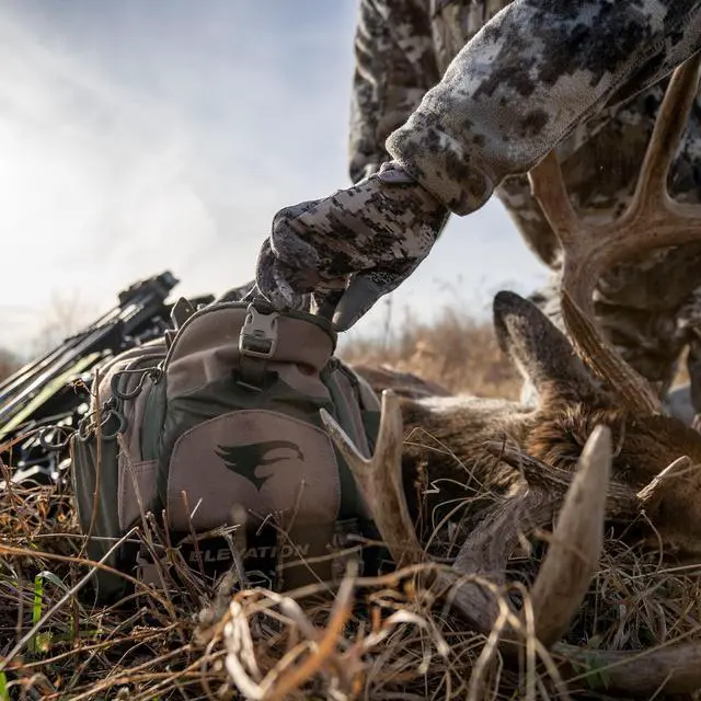 Alt view image 4 of 7 - Hunt Forester Lumbar 650 Pack-Olive/Tan