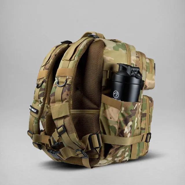 Alt view image 4 of 7 - 35L Meal Prep Management Backpack (OCP Camo) | Easily Store & Organize Food Storage Containers w/Built-in Lunch Box, Cooler, Travel, Insulated Bag