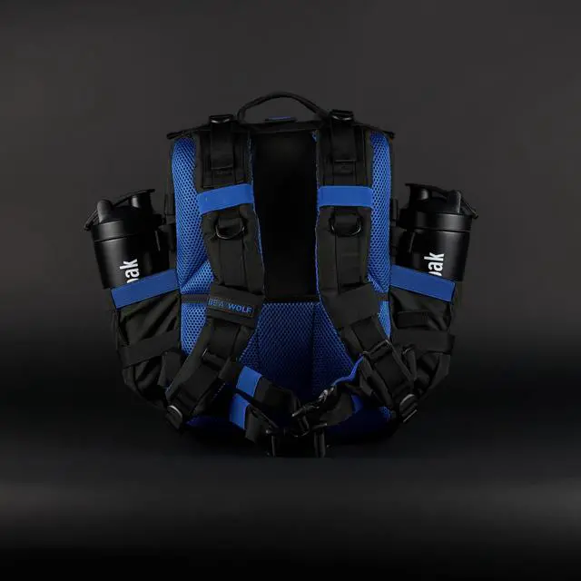 Alt view image 6 of 6 - 35L Meal Prep Management Backpack (Blue Wolf) | Easily Store & Organize Food Storage Containers w/Built-In Lunch Box, Cooler, Travel, Insulated Bag