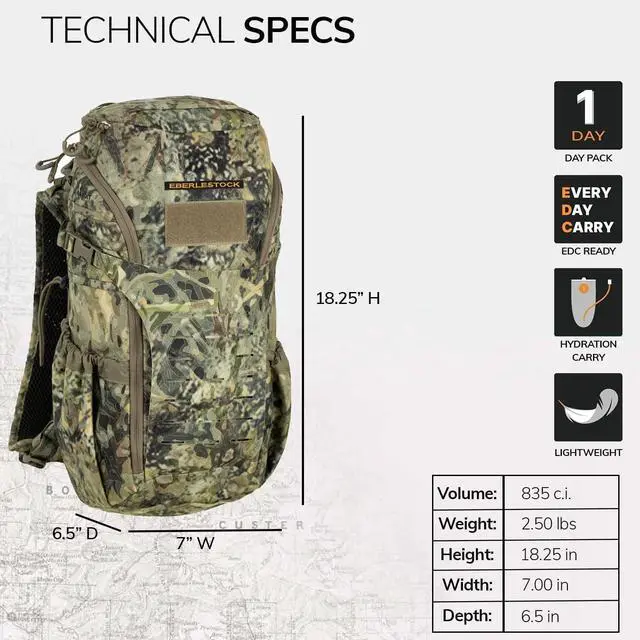 Alt view image 2 of 7 - Bandit Pack - Rugged EDC Backpack Built for The Office Or The Outdoors