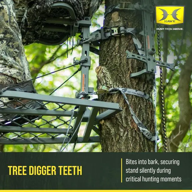 Alt view image 4 of 6 - Helium Ultra Lite Hang-On Tree Stand with Low-Profile Frame and Memory Foam Seat