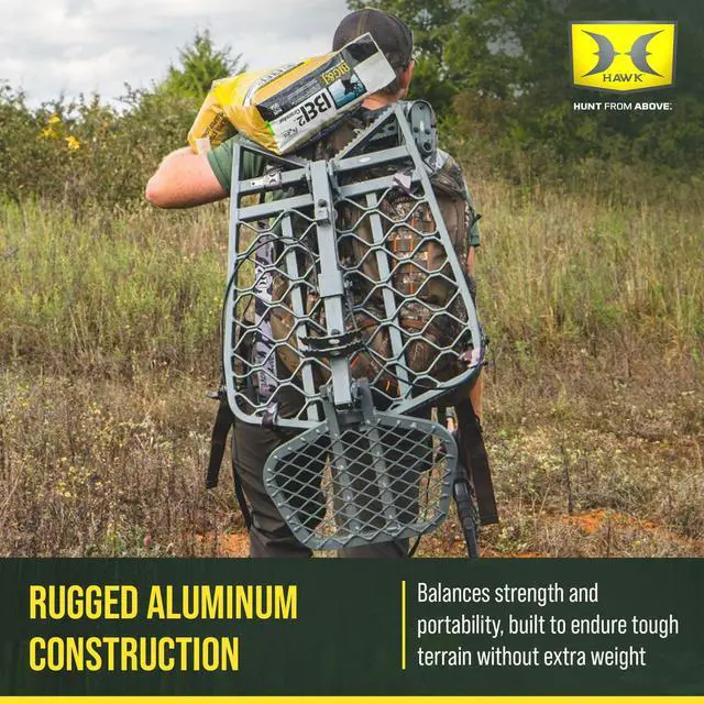 Alt view image 5 of 6 - Helium Ultra Lite Hang-On Tree Stand with Low-Profile Frame and Memory Foam Seat