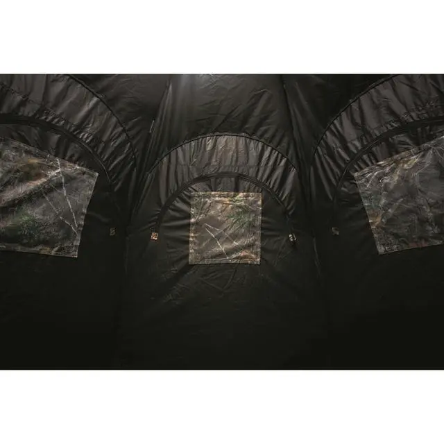 Alt view image 5 of 7 - Super Magnum 6-Panel Spring Steel Hunting Blind; 2 Person Ground Tent for Deer and Turkey Season