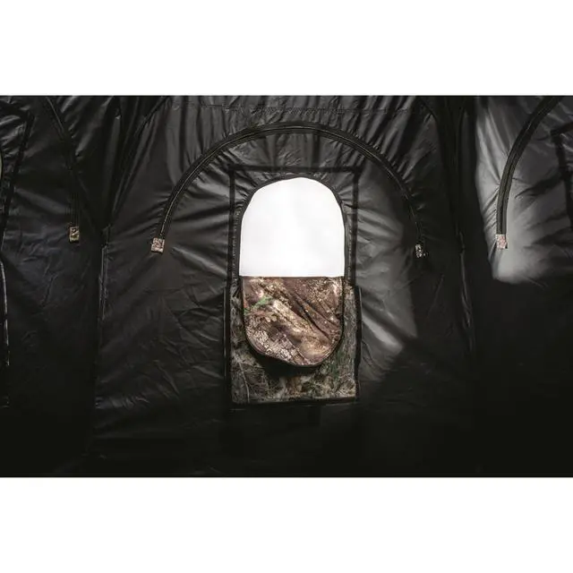 Alt view image 4 of 7 - Super Magnum 6-Panel Spring Steel Hunting Blind; 2 Person Ground Tent for Deer and Turkey Season