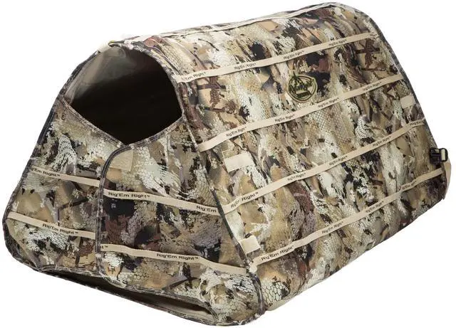 Main image of Rig'Em Right Waterfowl Field Bully Bird Hunting Dog Blind - Ultra Quick Setup with no Pins, Hinges or Poles