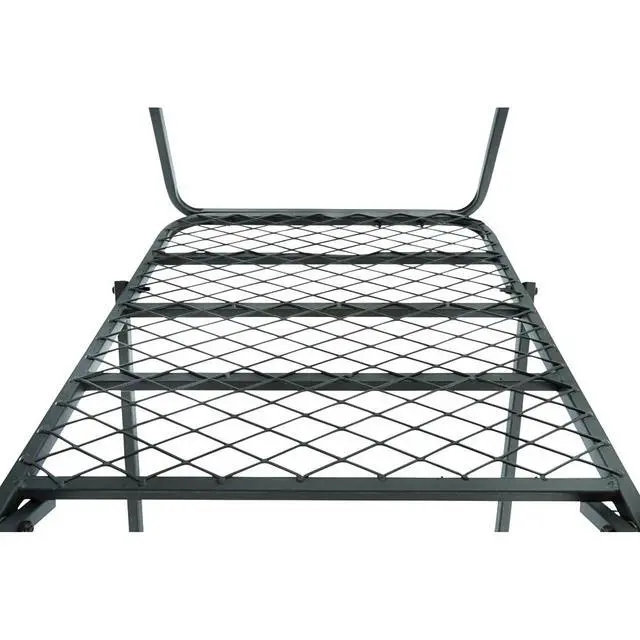 Alt view image 5 of 7 - 18 Jumbo Ladder Tree Stand for Hunting with Seat and Shooting Rest, Deer Hunting Accessories