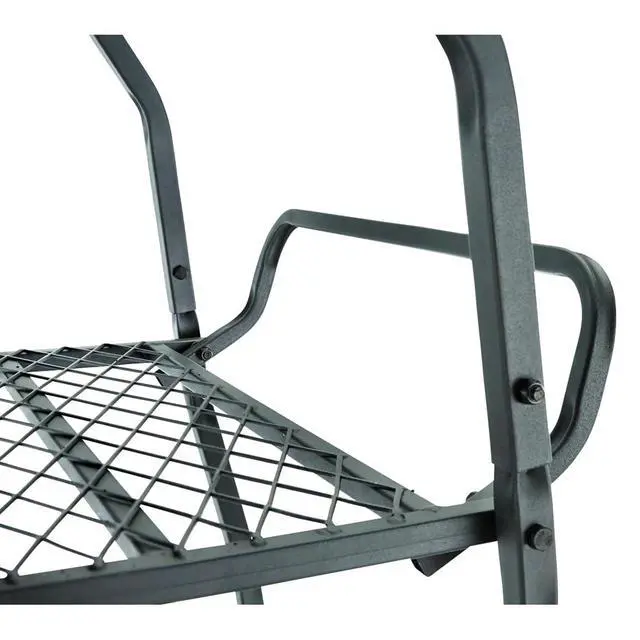 Alt view image 6 of 7 - 18 Jumbo Ladder Tree Stand for Hunting with Seat and Shooting Rest, Deer Hunting Accessories