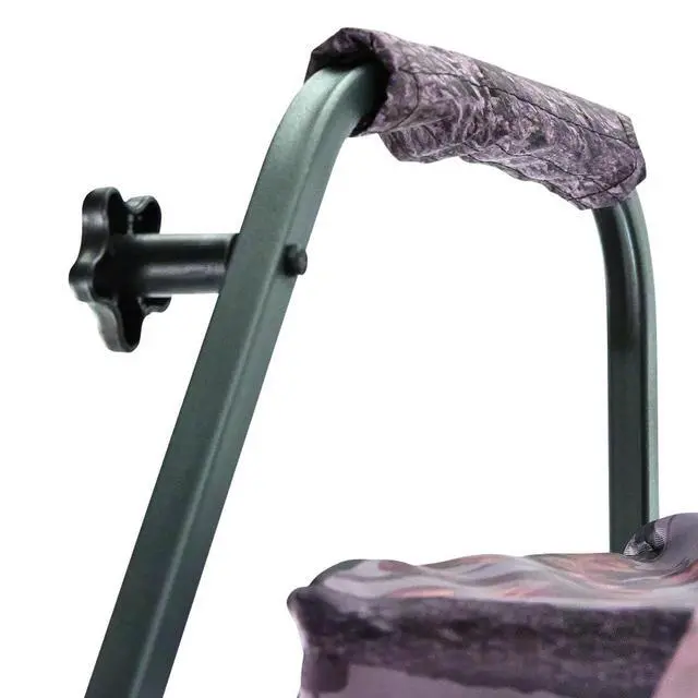 Alt view image 3 of 7 - 18 Jumbo Ladder Tree Stand for Hunting with Seat and Shooting Rest, Deer Hunting Accessories