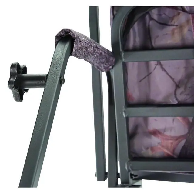 Alt view image 4 of 7 - 18 Jumbo Ladder Tree Stand for Hunting with Seat and Shooting Rest, Deer Hunting Accessories