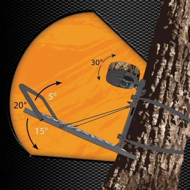 Alt view image 6 of 6 - The Outfitter Hang On Treestand