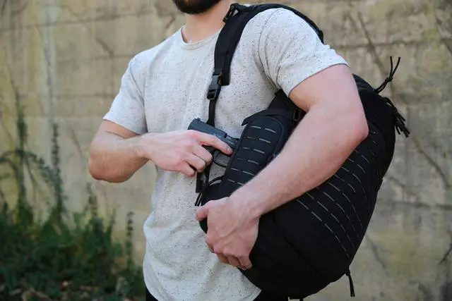 Alt view image 2 of 5 - GUARDIAN Concealed Carry Tactical EDC Pack (Elite Camo)