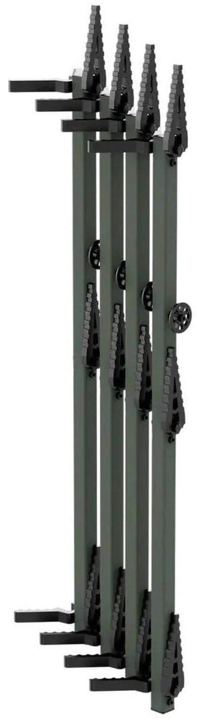 Main image of Single-Step Tree Climbing Sticks (4 Pack) - 32 Aluminum w/VersaStraps - Level on Crooked Trees for Treestand Hunting - Made in USA