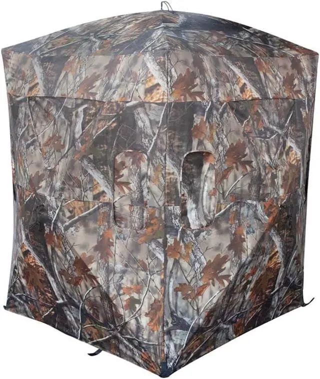 Alt view image 3 of 4 - VENATIC 6' Tripod Hunting Tower Blind, 2 Person Hunting Stand with 4' x 4' Platform for Deer Hunting, Antelope and Elk