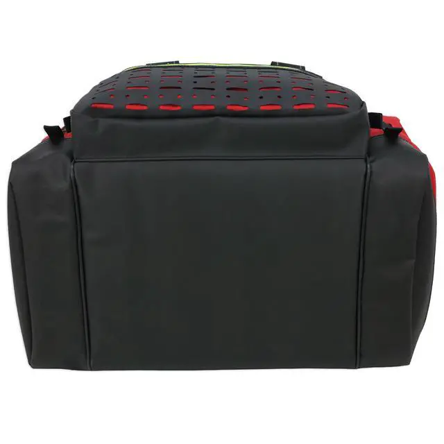 Alt view image 6 of 7 - Lightning X Personalized EMT Trauma Bag Large ALS Medical Bag with 6 Color-Coded Pouches, MOLLE Panel, Waterproof Bottom, Reflective EMS Gear, Custom Embroidered Name or Logo | LXMB35