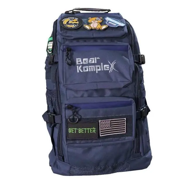 Main image of Military Grade Tactical Backpack 50L, Navy, Compression Straps | Storage Organization, Multiple Compartments, Compression Straps, MOLLE Webbing, 1000 Denier Nylon, Water Repellent, Military