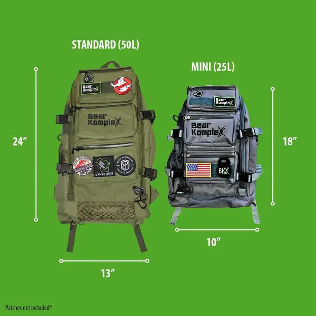 Alt view image 6 of 6 - Military Grade Tactical Backpack 50L, Navy, Compression Straps | Storage Organization, Multiple Compartments, Compression Straps, MOLLE Webbing, 1000 Denier Nylon, Water Repellent, Military