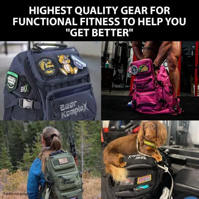 Alt view image 4 of 6 - Military Grade Tactical Backpack 50L, Navy, Compression Straps | Storage Organization, Multiple Compartments, Compression Straps, MOLLE Webbing, 1000 Denier Nylon, Water Repellent, Military
