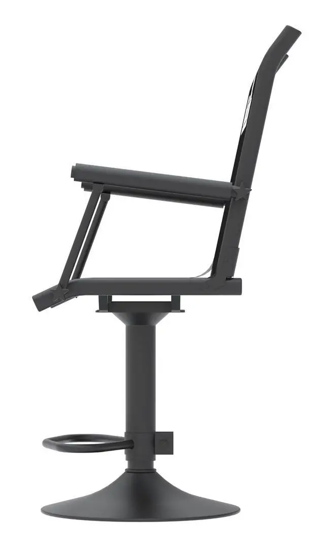 Alt view image 6 of 7 - Grizzly Alpha Swivel Blind Chair | Hunting Blind Accessory | Quiet & Comfortable | 360 Degree Swivel | Adjustable Height | Black