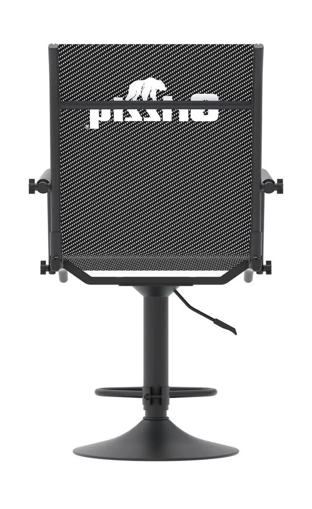 Alt view image 3 of 7 - Grizzly Alpha Swivel Blind Chair | Hunting Blind Accessory | Quiet & Comfortable | 360 Degree Swivel | Adjustable Height | Black