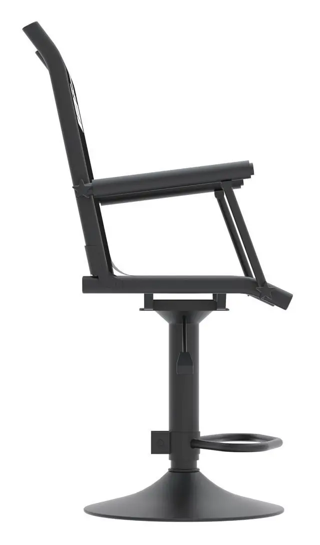 Alt view image 7 of 7 - Grizzly Alpha Swivel Blind Chair | Hunting Blind Accessory | Quiet & Comfortable | 360 Degree Swivel | Adjustable Height | Black
