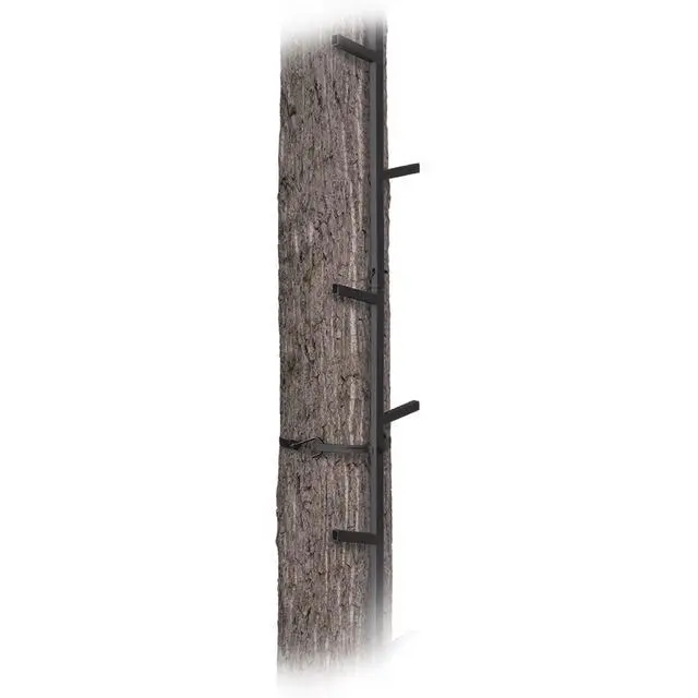 Alt view image 6 of 7 - Big Game Outside Outdoor Quick Stick Heavy Duty Portable Steel Ladder Safe Tree Climbing System Hunting Accessory, 20 Feet Tall (2 Pack)