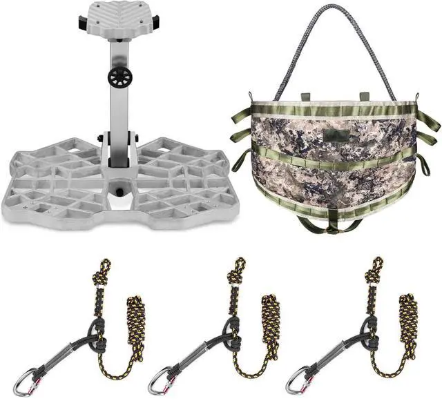 Main image of Tree Saddle Hunting Kit Gen1 Saddle, Platform, Ropes, All-in-One Set