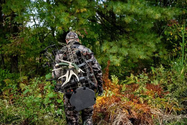 Alt view image 6 of 7 - BE:1 Treestand Backpack - Hunting Pack for Camo Gear and Equipment (Mossy Oak Terra Outland)