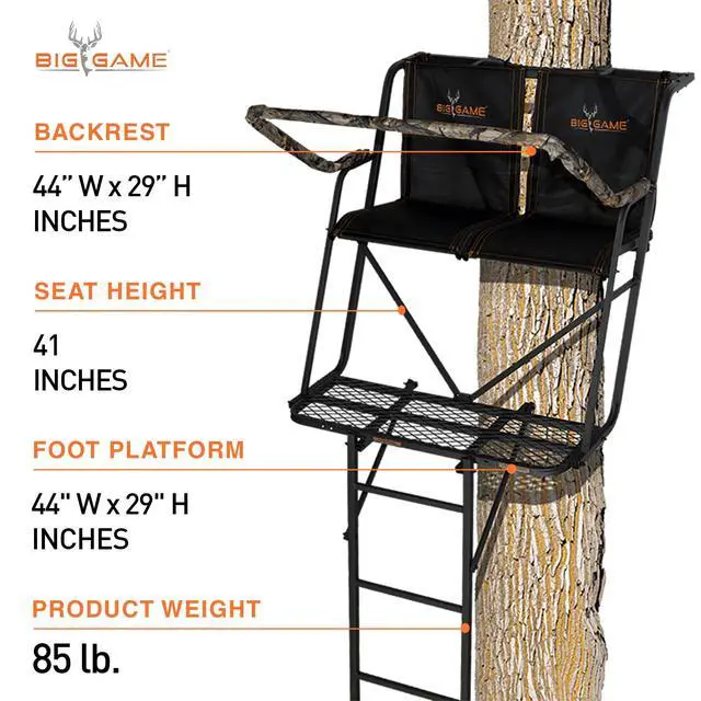 Alt view image 5 of 7 - CR1100 25" X 34" Boss Tree Stand XL
