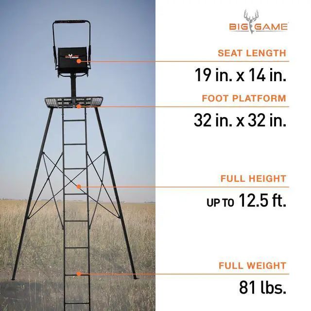 Alt view image 3 of 7 - CR1100 25" X 34" Boss Tree Stand XL