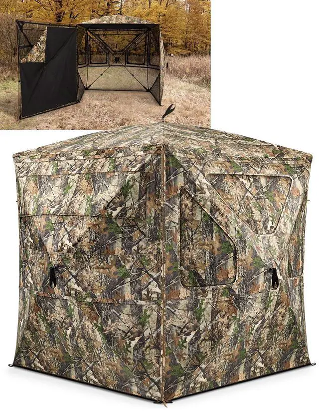 Main image of Hunting Blind 360 See Through, Pop Up Ground Blind with Large Door