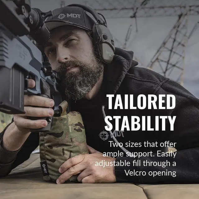 Alt view image 4 of 7 - Grand Old Canister ShootingBag, Pre-Filled Outdoor Shooting Front & Rear Support Squeeze Bag Rest Stand Holder for Outdoor, Range, Shooting, and Hunting