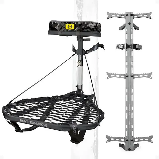 Main image of Combat Hang-On Hunting Tree Stand Platform Adjustable Treestand Accessory and Equipment for Game and Shooting