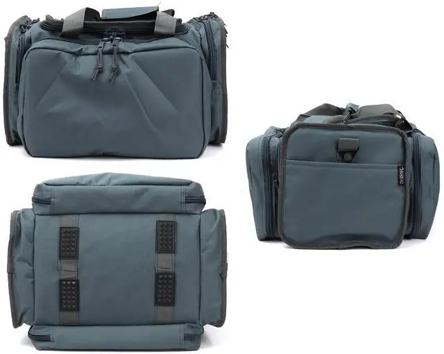 Alt view image 5 of 7 - Tactical Range Bag with Removable Pistol Pouches | Gun Duffle Bag with Removable Pistol Pouches for Ammo, Shooting, Hunting, or Travel