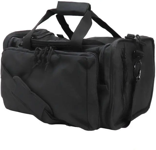 Main image of Tactical Range Bag with Removable Pistol Pouches | Gun Duffle Bag with Removable Pistol Pouches for Ammo, Shooting, Hunting, or Travel