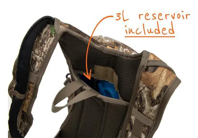 Alt view image 2 of 7 - Willow Creek Pack, Hunting Day Pack with 3L Hydration Reservoir