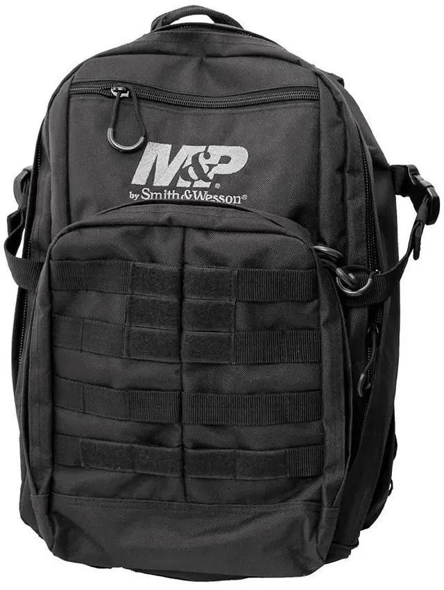 Main image of M&P Duty Series Small Backpack with Weather Resistance, Ballistic Fabric Construction and MOLLE for Hunting, Range, Travel and Sport, Black