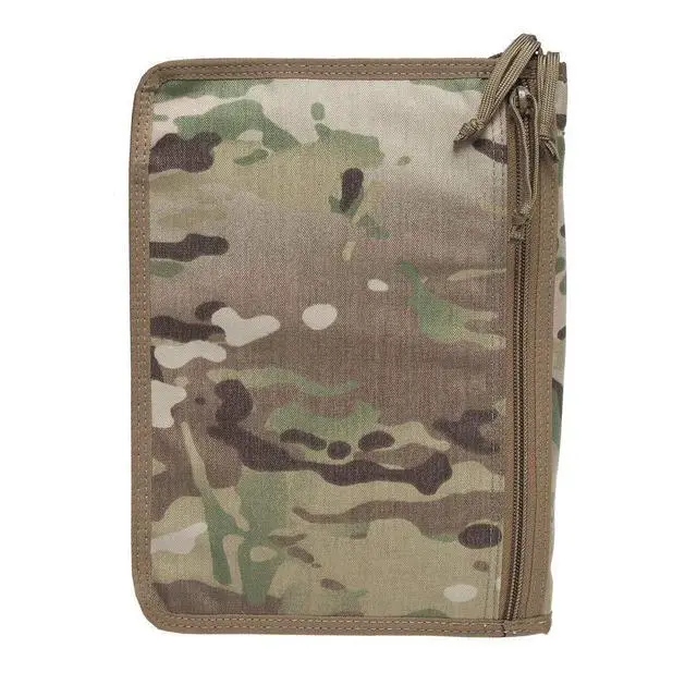 Alt view image 3 of 7 - Tactical Notebook Covers Tactical Leaderbook Cover System | Zippered Case for Notebooks 9" x 6" to 9.75" x 7" with Pen Loops | Durable Organizer for Field Use