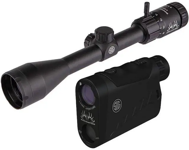 Main image of BUCKMASTERS Combo Kit - Kilo 1500 6x22mm Rangefinder & Hunting Second Focal Plane BDC Reticle Scope