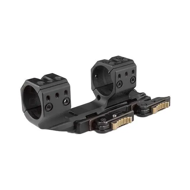 Alt view image 2 of 7 - 34mm Tube Diameter Offset Dual Ring One-Piece Scope Mount 1.50" HighQuick Detachable Cantilever QDP MountAbsolute Co-Witnesswith 10-Degree Wedge & Bubble Level