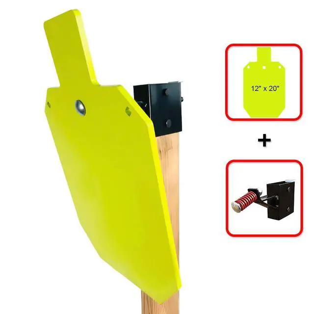 Alt view image 2 of 7 - AR500 Steel Shooting Target with 2x4 Target Hanger