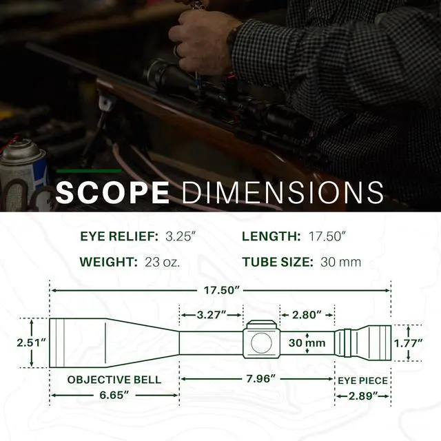 Alt view image 6 of 6 - 40×56 Side Focus Target Dot Rifle Scope