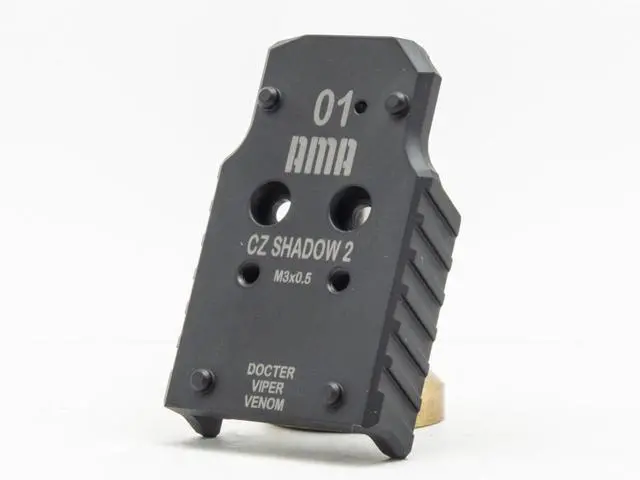 Alt view image 2 of 6 - Adapter Plate for CZ Shadow 2 / Shadow 2 Compact Compatible with Trijicon, Leupold, Romeo, Docter